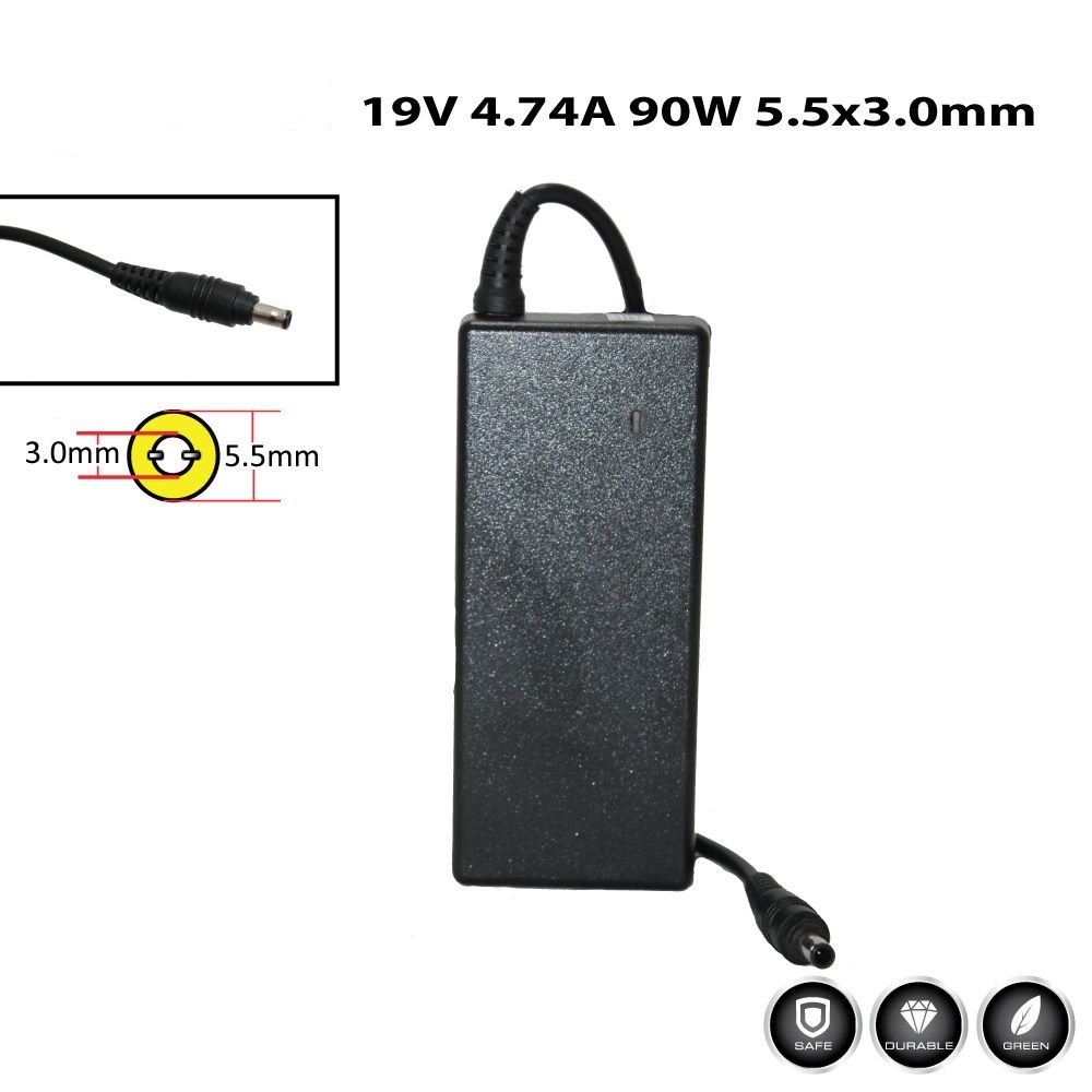 Samsung 90W 19V 4.74A  5.5x3.0  Laptop Adaptör LA-19030