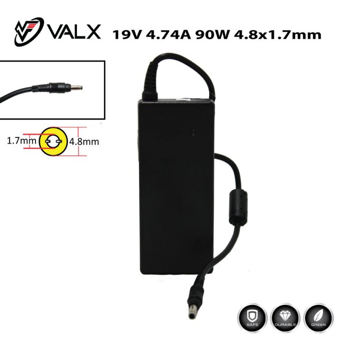 Hp 90 Watt 19V 4.74A Notebook Adaptör 4.75 X 1.75 mm