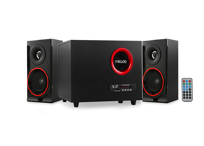 Mikado MD-19BT 2+1 40W Siyah Multimedya FM/BT/SD/USB Speaker Hoparlör