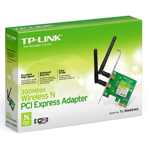 Tp-Link TL-WN881ND 300MBPS PCI-E Express Wireless-N Express Adaptör