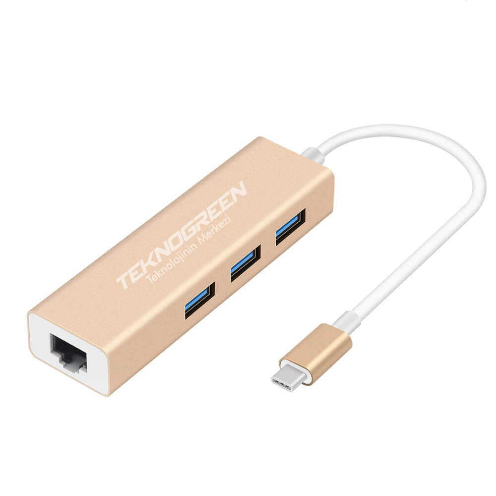 TeknoGreen TKU-445 Macbook Type C 3.0 Usb Çoklayı