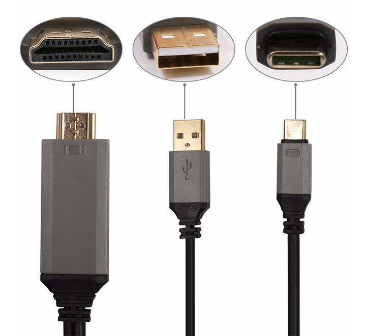 Nivatech NTC-2101 USB TYPE-C HDTV Kablo Görüntü/Ses Aktarıcı