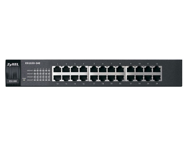 Zyxel ES1100-24E 24 Port 10/100 Rackmount Yönetilemez Switch