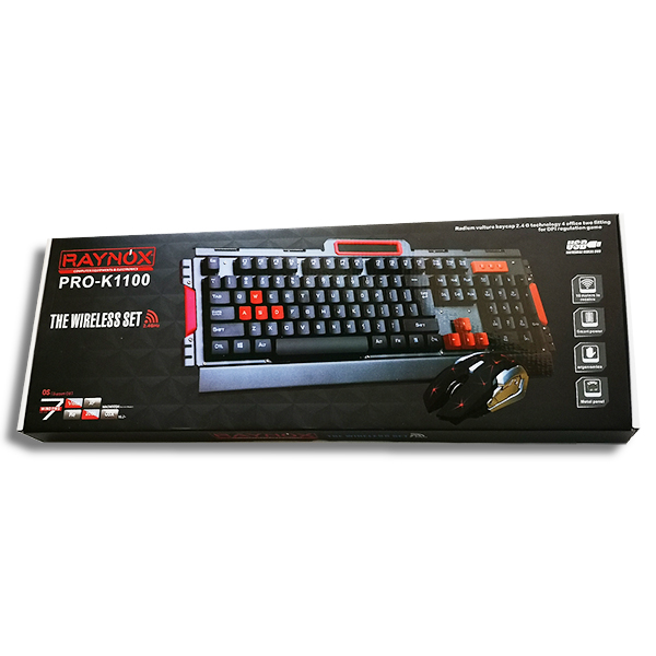 Raynox PRO-K1100 Kablosuz Klavye Mouse Set
