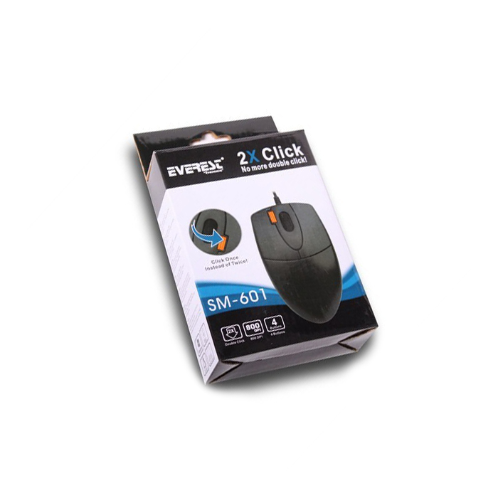 Everest SM-601 Usb Siyah Optik Mouse