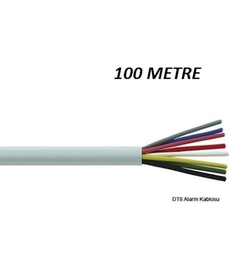 XER ZR-KBL-AL DT8 8x0.22 Alarm Kablosu 100 Metre