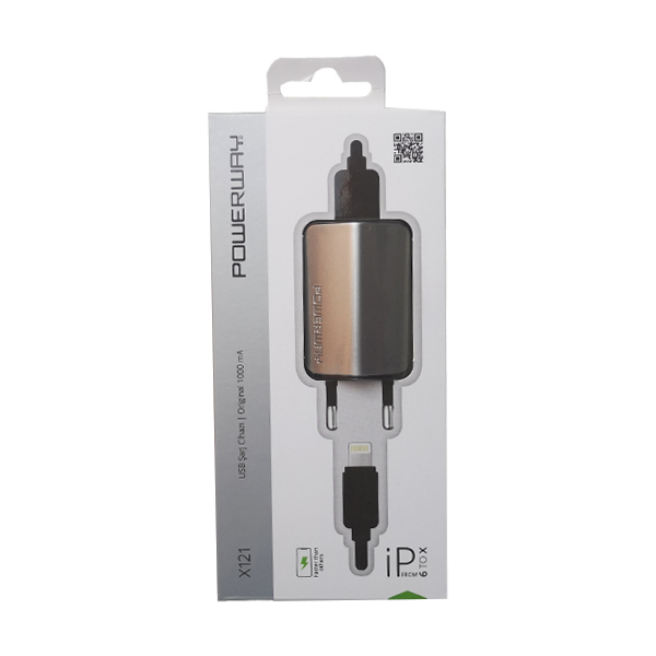 Powerway X121 1000 mAh Iphone Usb Adaptörlü Şarj Aleti