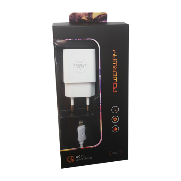 Powerway X-907 Iphone Adaptörlü Hızlı Şarj Aleti