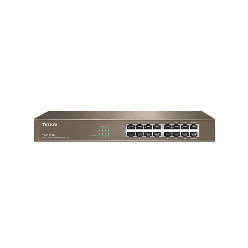 Tenda TEG1016D 16 Port 10/100/1000 Rackmount Yönetilemez Switch