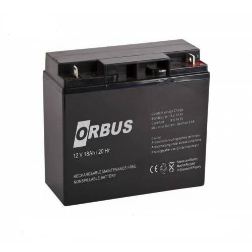 Orbus 12V 18AH Bakımsız Kuru Tip Akü 5 Yıl Ömür