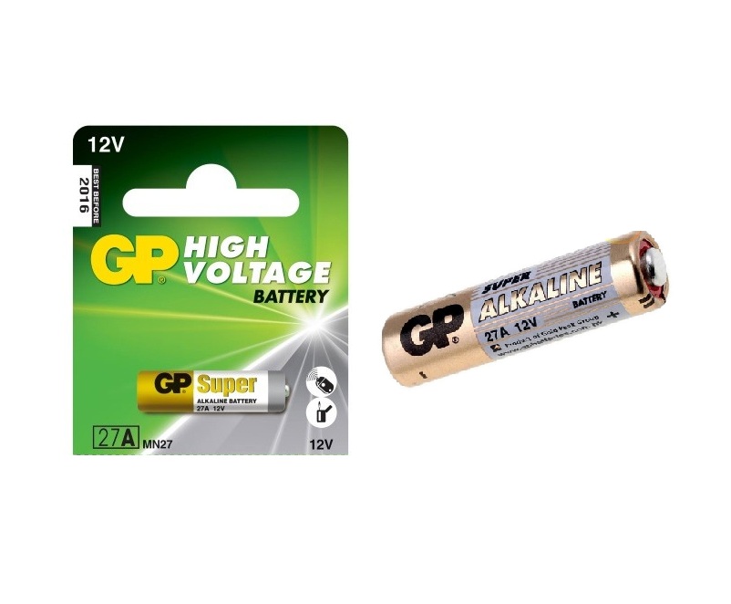 GP 27A 12V İnce Alkalin Kumanda Pili