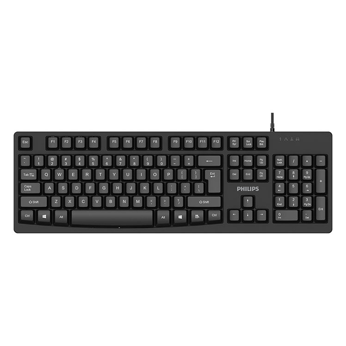 Philips SPK6214 Siyah USB Q Klavye
