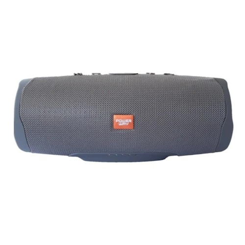 Powerway WRX15 Bluetooth Hoparlör Fm Radyo Sd Kart Usb Ses Bombası Gri