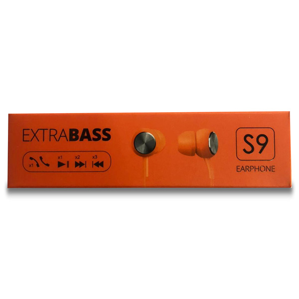 Powerway Extrabass S9 Kulak içi Turuncu Kulaklık