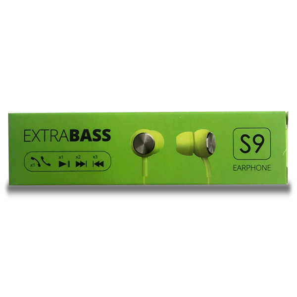 Powerway Extrabass S9 Kulak içi Yeşil Kulaklık