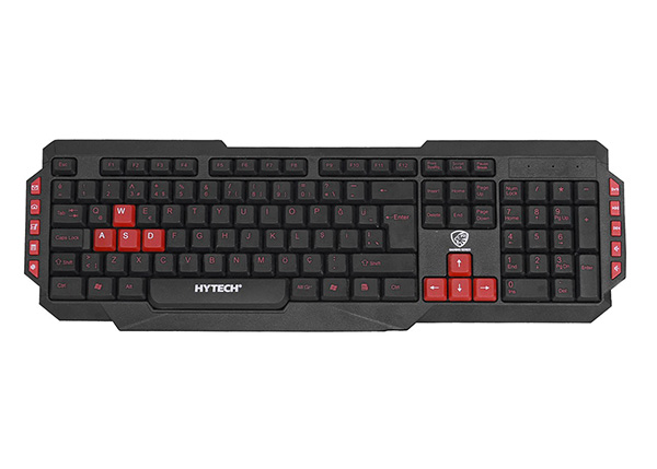 Hytech HYK-46 GAMY Siyah USB Kırmızı Tuşlu Q Gaming Oyuncu Klavyesi
