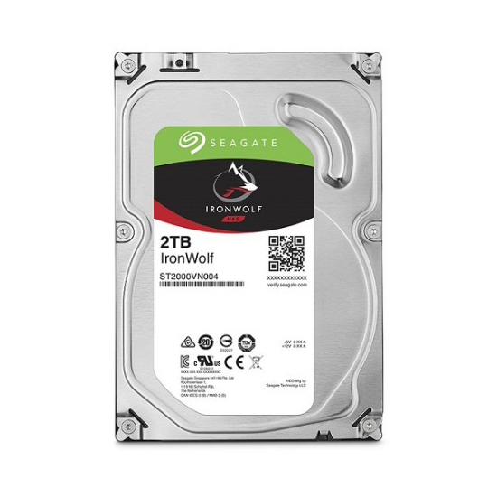 SEAGATE IRONWOLF 2TB 5400RPM 256MB SATA3 180TB/Y NAS ST2000VN003