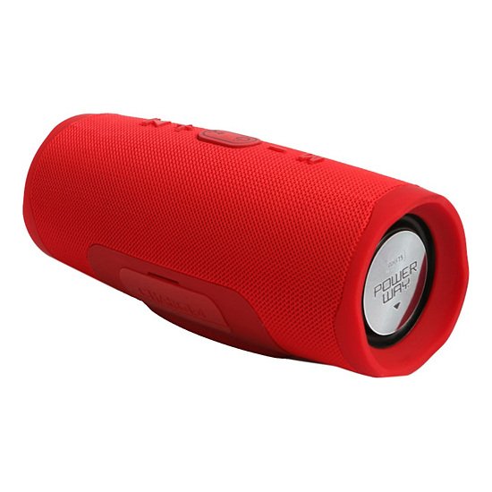 Powerway WRX15 Bluetooth Hoparlör Fm Radyo Sd Kart Usb Ses Bombası Kırmızı