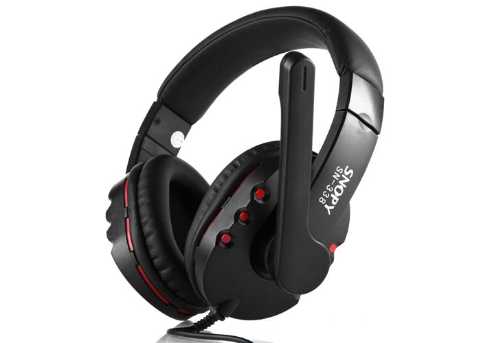 Snopy SN-338 Siyah/kırmızı Gaming Oyuncu Mikrofonlu Kulaklık