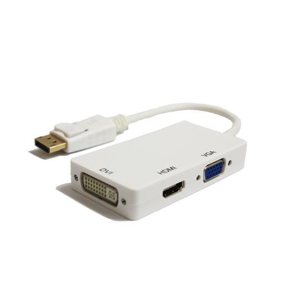 TeknoGreen TKD-302M Displayport To Hdmi+Vga+Dvi