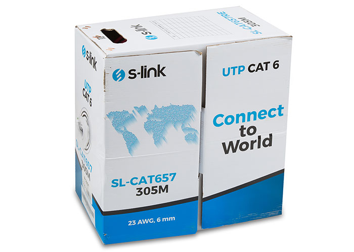 S-link SL-CAT657 Cat6 Utp (305 Metre) 23 Awg Network Kablosu