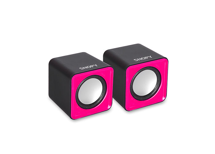 Snopy SN-66 Mini Usb 2.0 Hoparlör Pembe