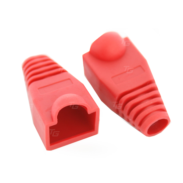 TeknoGreen TKJ-45PR Kırmızı RJ45 Kılıf Plug (100 Adet Paket)