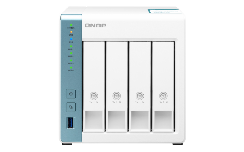 QNAP TS-431K-1GB RAM 4 HDD Yuvalı Tower Nas