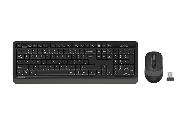 A4 Tech FG1010 Gri Usb Kablosuz Q Multımedya Klavye + Mouse Set