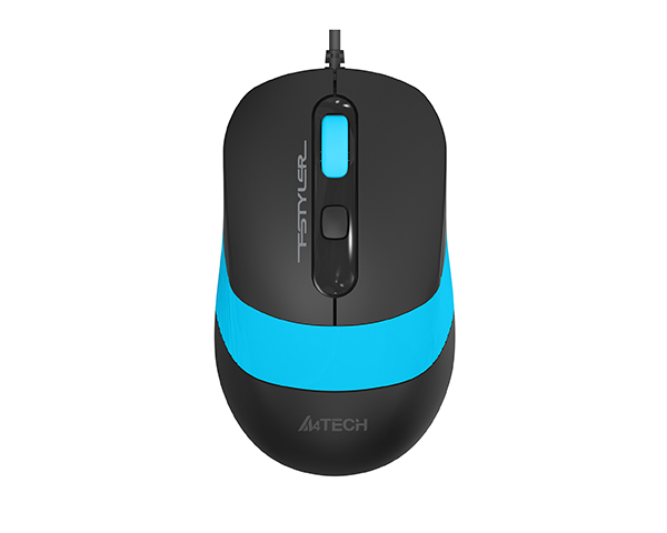 A4 Tech FM10 Kablolu Optik Mouse Siyah/Mavi
