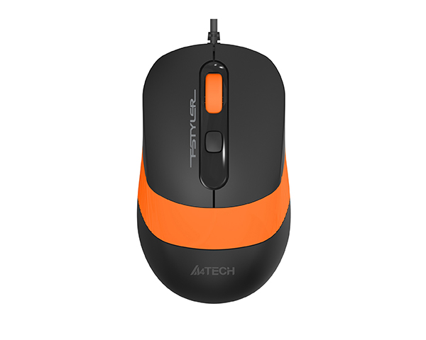 A4 Tech FM10 Kablolu Optik Mouse Siyah/Turuncu