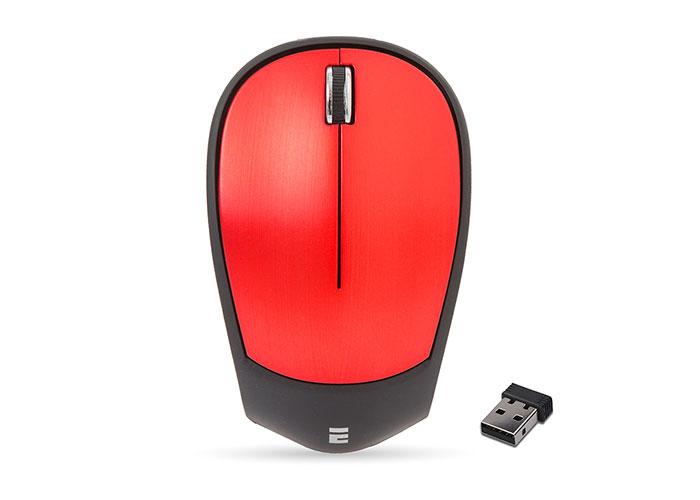 Everest SM-340 Usb Kırmızı 3D Optik Süper Sessiz Alkalin Pilli Kablosuz Mouse