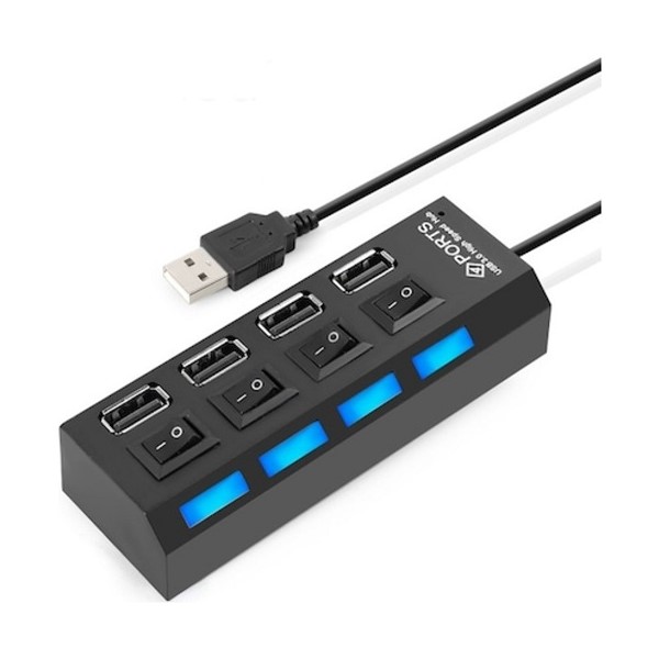 Nivatech NTC-629-1 4 Port Usb 3.0 Siyah Usb Çoklayıcı Hub