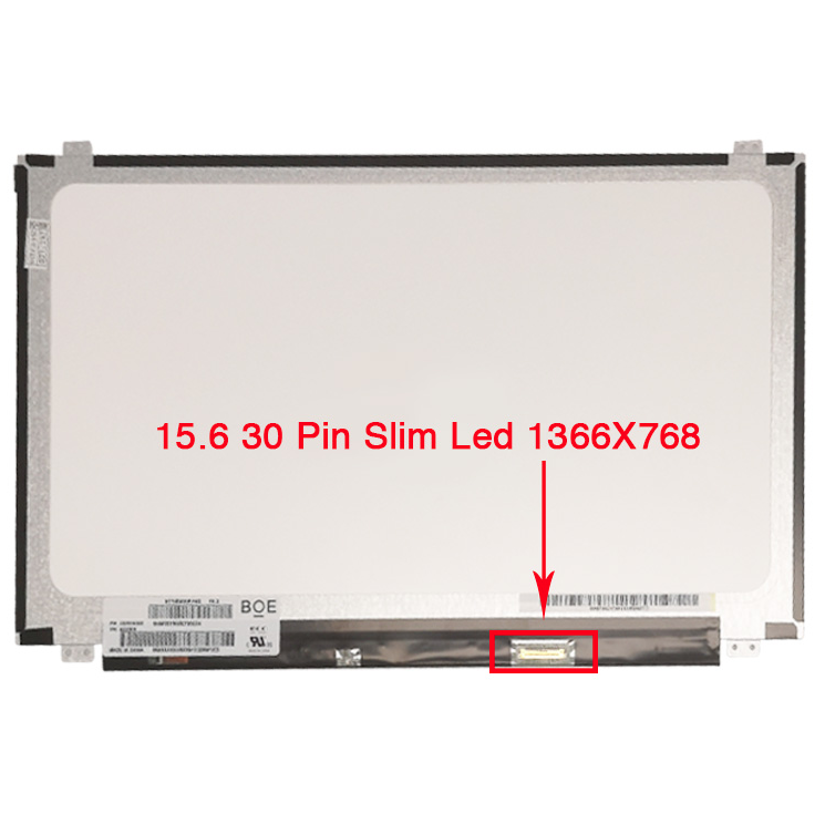 Chimei 15.6 30 Pin Slim Led 1366X768 N156BGE EA1 LTN156AT37 L01 L02 LP156WH3 TP S1 B156XW04 V.7 NT156WHM N22 B156XW04 V.8 Standart Lcd Panel