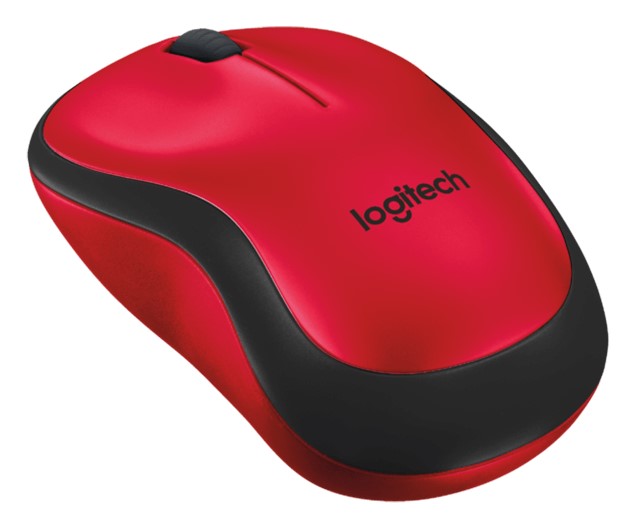 Logıtech M220 Sılent Kablosuz Mouse Kırmızı (910-004880)