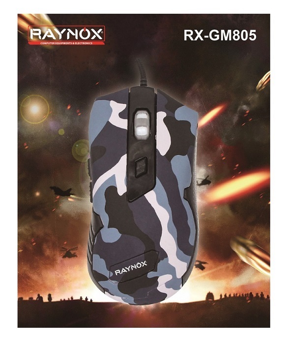 Raynox RX-GM805 Kamuflaj Oyuncu Mouse