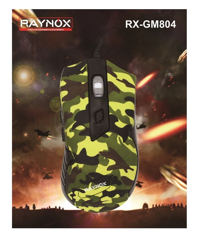 Raynox RX-GM804 Kamuflaj Oyuncu Mouse