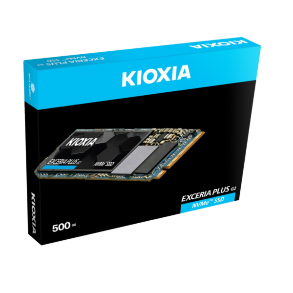Kioxia Exceria Plus G2 500GB SSD 3400/3200  (LRD20Z500GG8)  Nvme