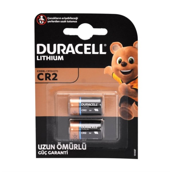 Duracell CR123A Lityum pil 2 Li Blister