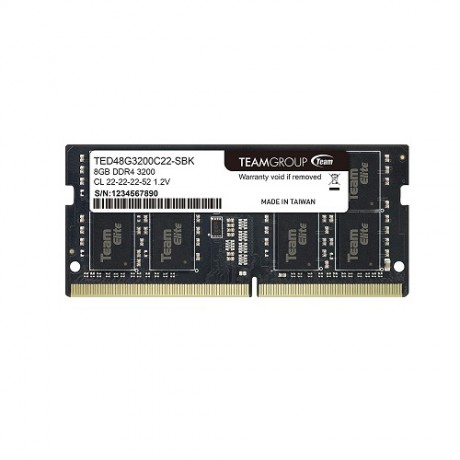 Team Elite 8GB DDR4 3200Mhz SODIMM Ram TED48G3200C22-S01
