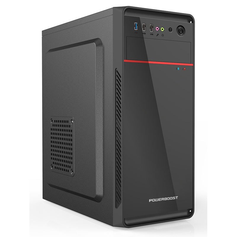 Power Boost VK-1626 350W USB 3.0 ATX Shiny Piano Siyah Kasa