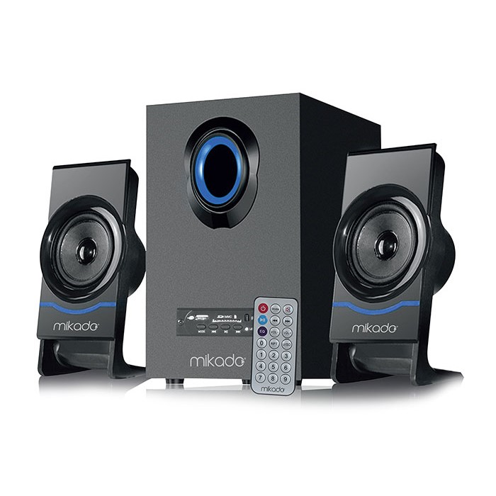 Mikado MD-1700BT 2+1 16W Siyah Multimedya FM/BT/SD/USB Speaker Hoparlör