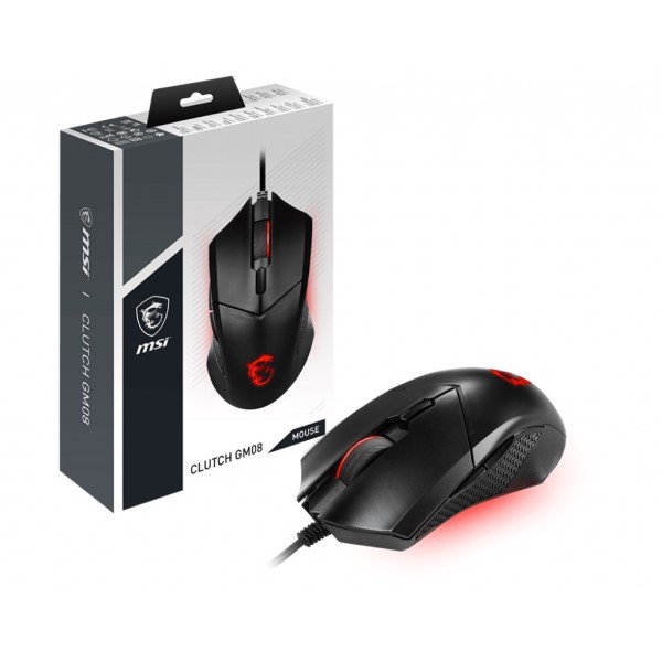 MSI GG CLUTCH GM08 4.200DPI Gaming Usb Siyah Mouse