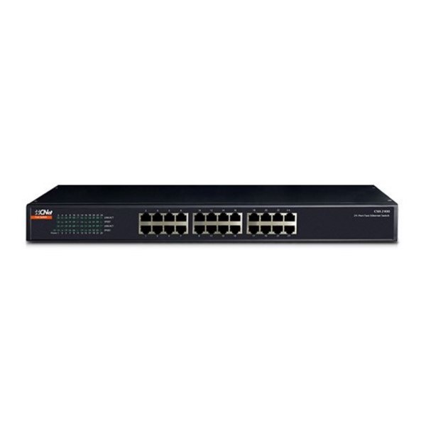 Cnet CSH-2400 24 Port 10/100 Rackmount Yönetilemez Switch