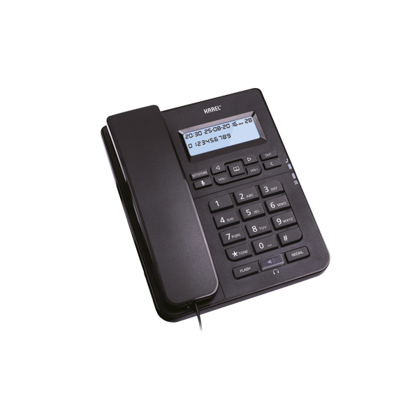 Karel TM145 Analog Lcd Ekranlı Telefon Siyah
