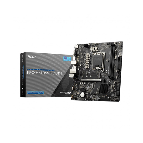 MSI Pro H610M-B DDR4 3200(OC) M.2 mATX VGA HDMI 1700P