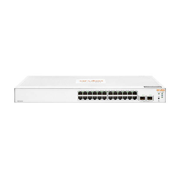 HPE Aruba JL812A 1830-24G 24 Port 10/100/1000 +2 SFP Rackmount Web Yönetilebilir Switch