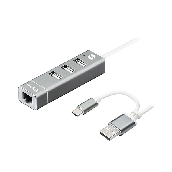 S-link Swapp SW-U222 10/100Mbps Type-C USB 2.0 Usb Ethernet Adaptör
