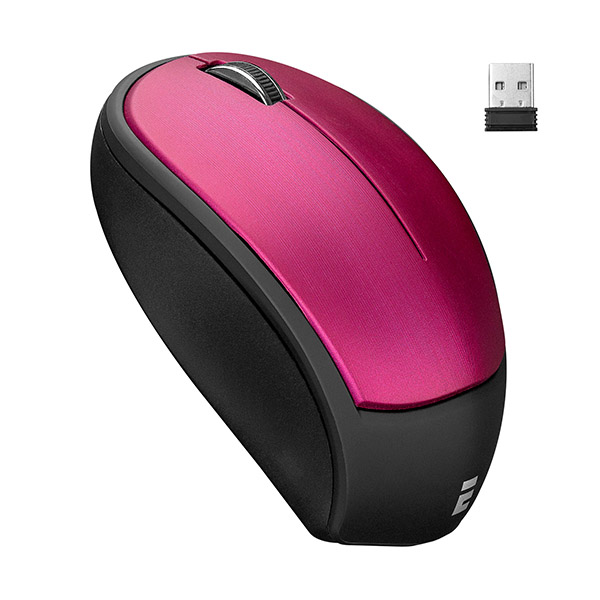 Everest SM-340 Usb Mor 3D Optik Süper Sessiz Alkalin Pilli Kablosuz Mouse
