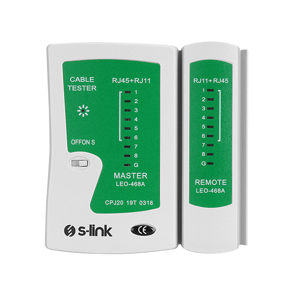 S-link SL-468 RJ-45 RJ-11 Lüks Kablo Test